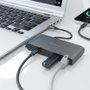 Aisens USB-C Dock 8 en 1 ASUC-8P010-GR Gris con HDMI, VGA y RJ45